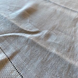 Antique white linen cloth